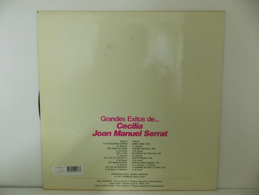 DISCO DE VINILO