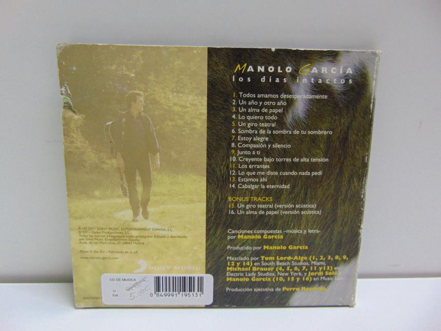 CD DE MUSICA