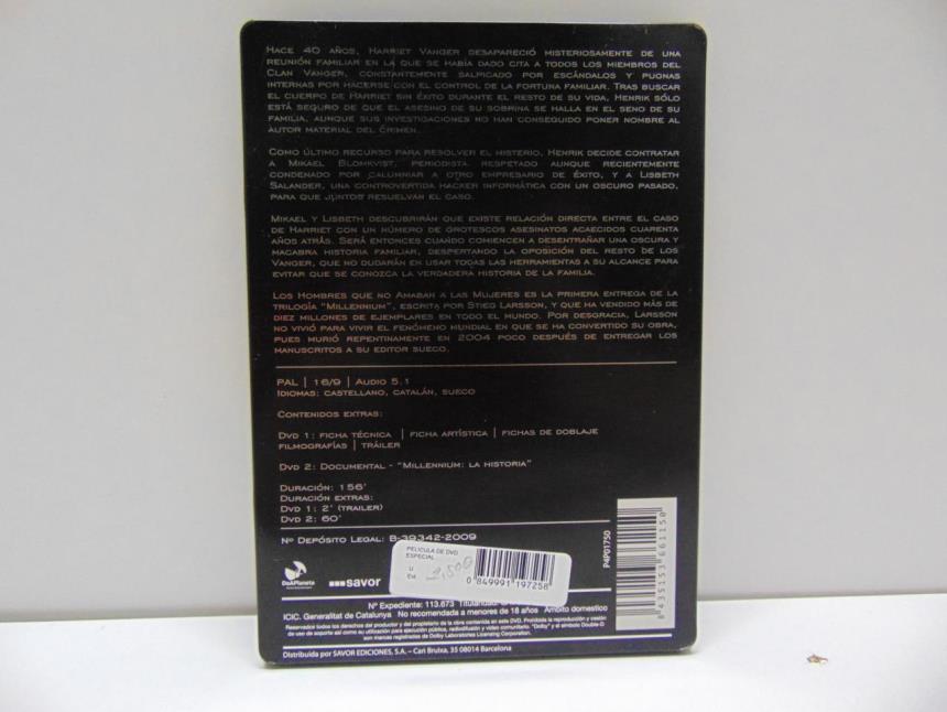 PELICULA DE DVD