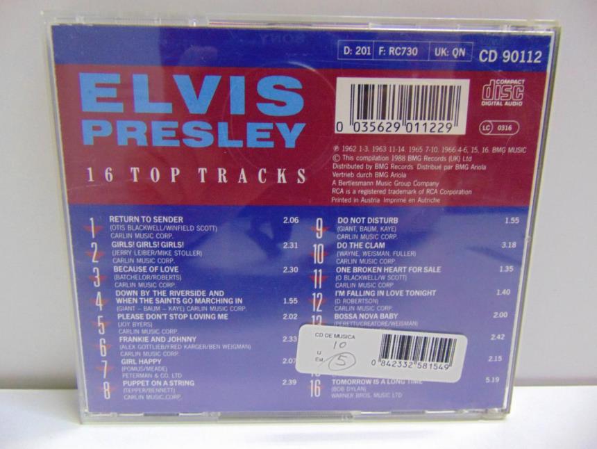 CD DE MUSICA