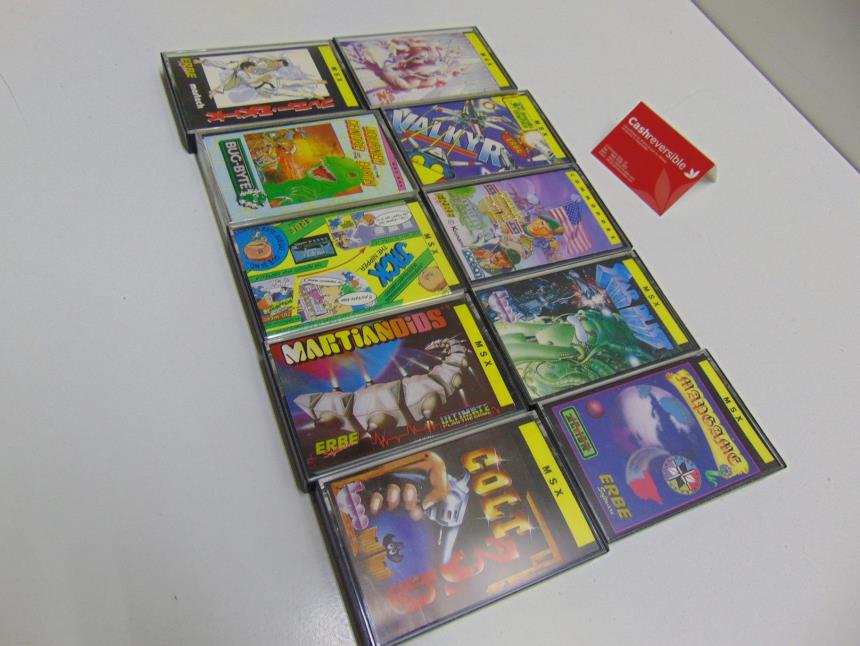 LOTE 10 JUEGOS MSX