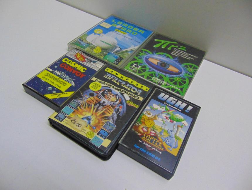 LOTE 5 JUEGOS COMMODORE