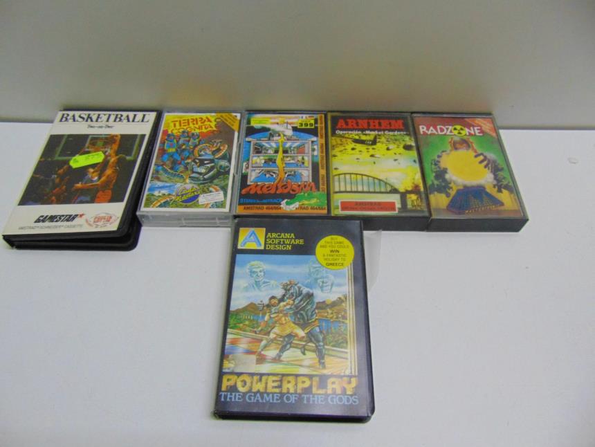 LOTE 6 JUEGOS AMSTRAD