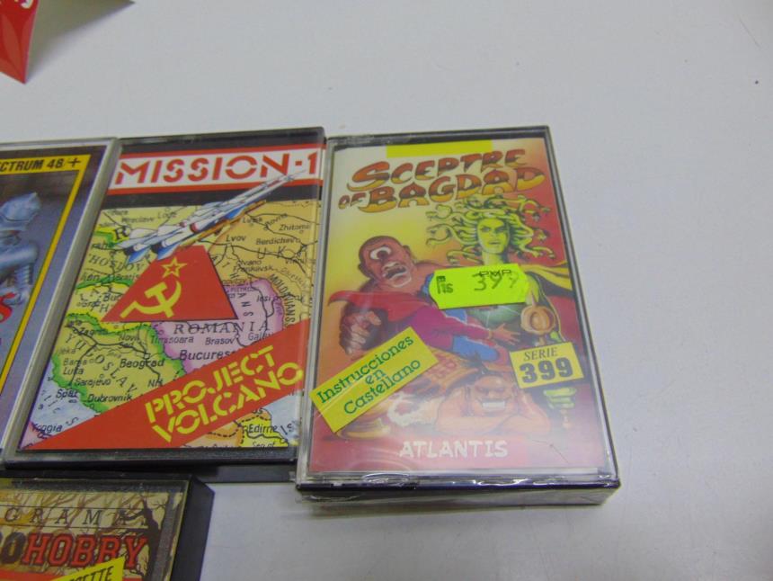 LOTE 7 CASSETTES SPECTRUM
