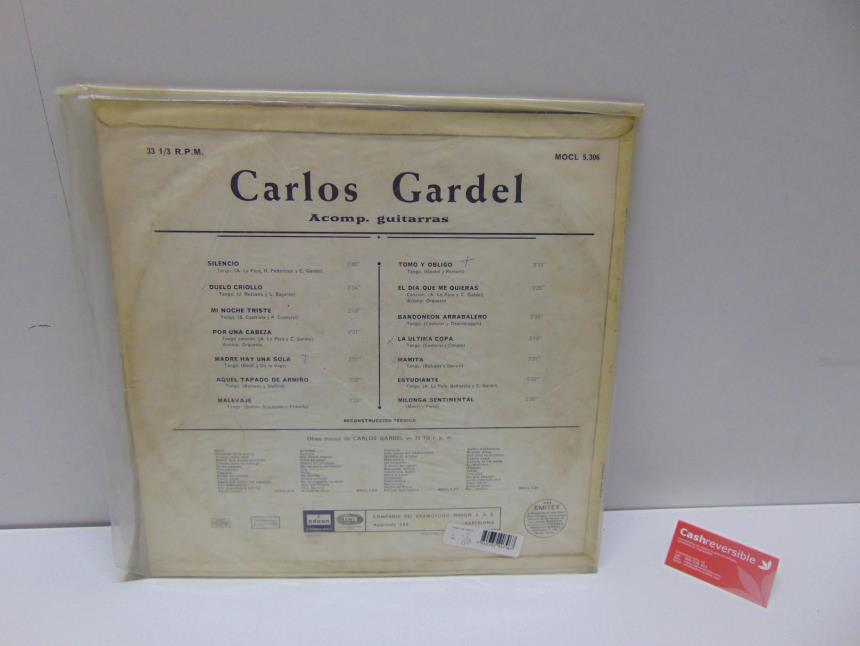 DISCO DE VINILO