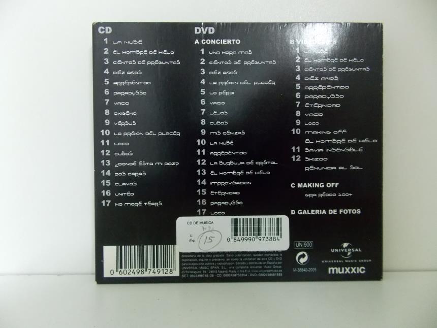 CD DE MUSICA