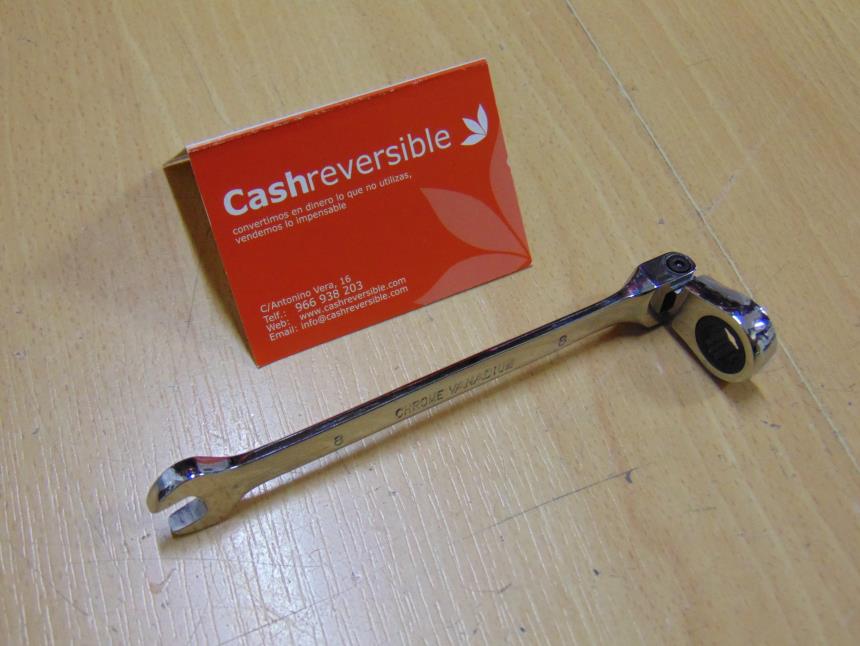 LLAVE COMBINADA DE CARRACA ARTICULADA