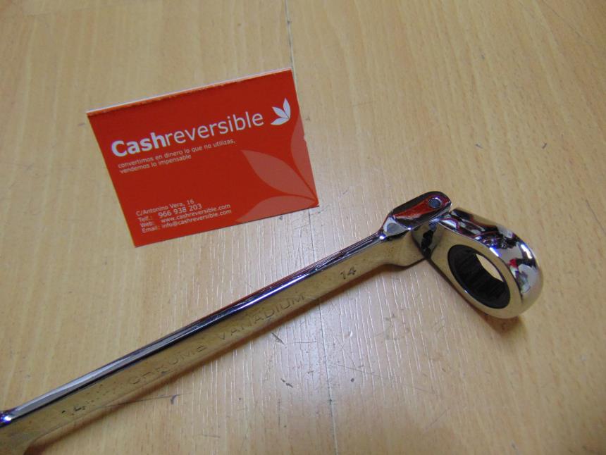 LLAVE COMBINADA DE CARRACA ARTICULADA
