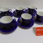 JUEGO 6 TAZAS DE PORCELANA FINA