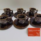JUEGO 6 TAZAS DE CAFE DECORATIVAS
