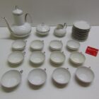 JUEGO DE TE PORCELANA PINTADO A MANO