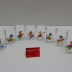 JUEGO DE 8 VASOS VINTAGE 1960S