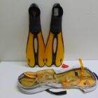 SET DE ALETAS CON TUBO Y GAFAS TALLA 41-42