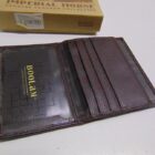 BILLETERA DE PIEL CON CAJA