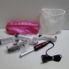PLANCHA CON ACCESORIOS Y FUNDA SEMINUEVA