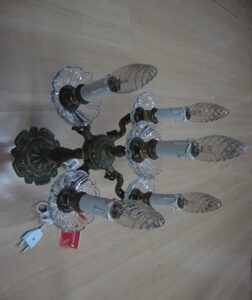 CANDELABRO DE BRONCE CLASICO