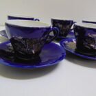 JUEGO 6 TAZAS DE PORCELANA FINA