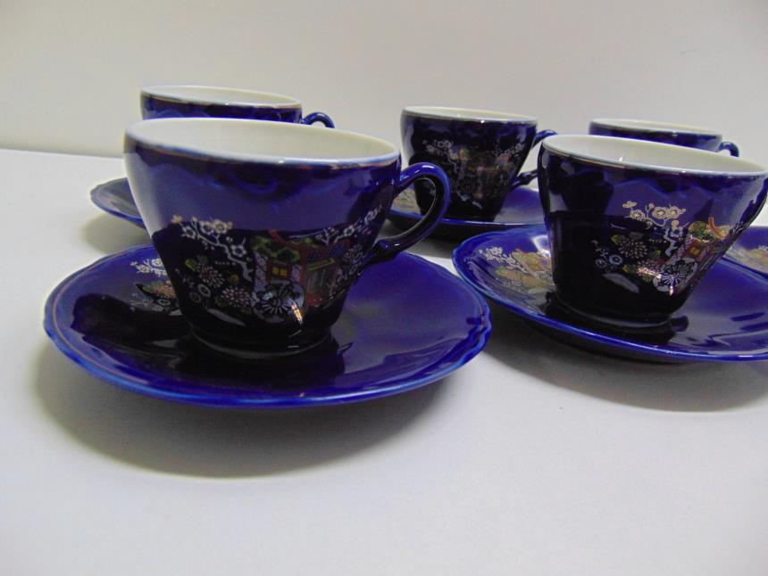 JUEGO 6 TAZAS DE PORCELANA FINA