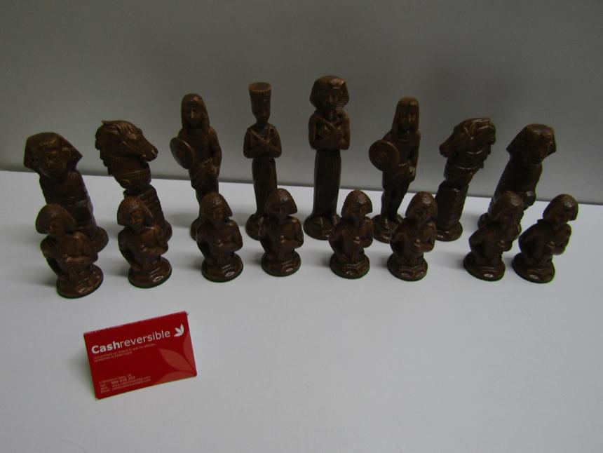 PIEZAS DE AJEDREZ VINTAGE CON CAJA