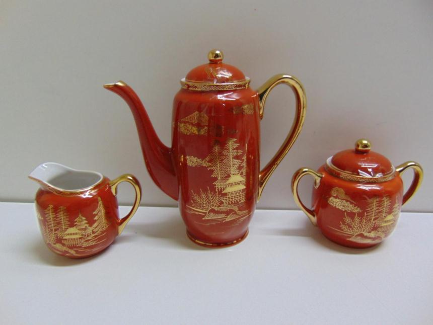 JUEGO DE CAFE DE PORCELANA CHINA