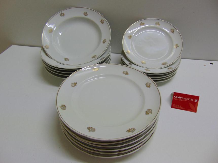 VAJILLA DE PORCELANA 25 PIEZAS
