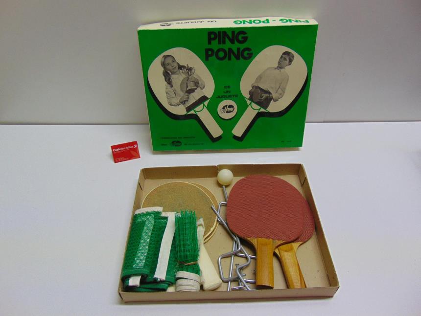 JUEGO DE PING PONG AÑOS 60