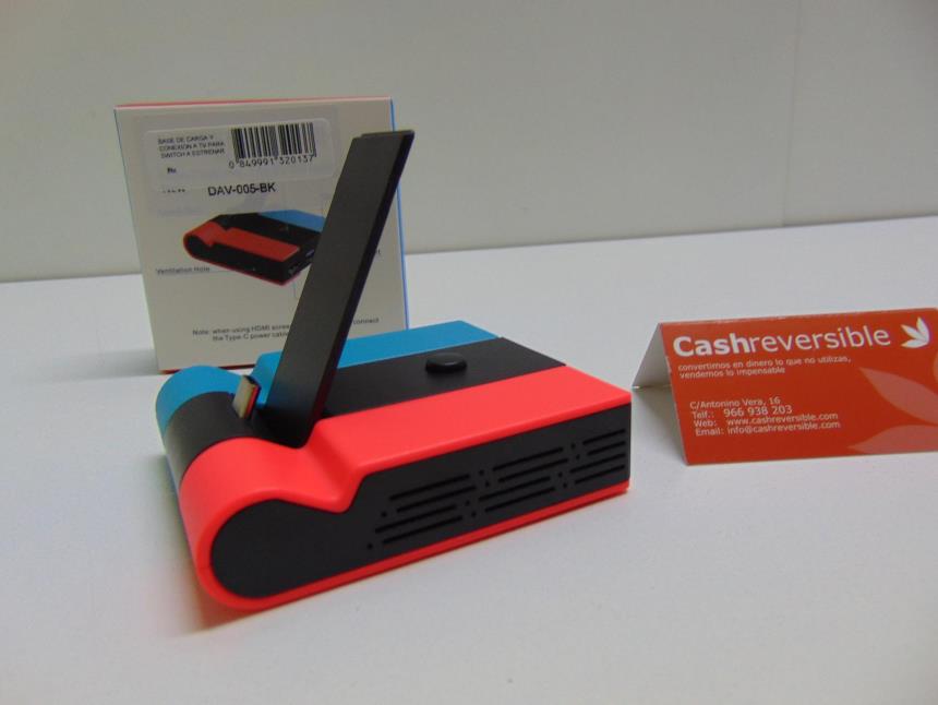 BASE DE CARGA Y CONEXION A TV PARA SWITCH A ESTRENAR