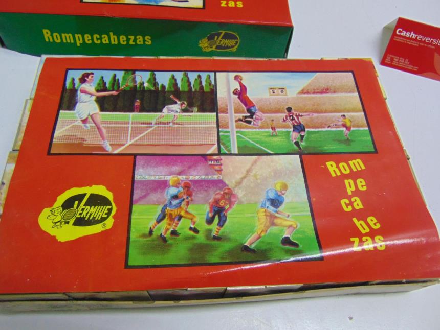 JUEGO ROMPECABEZAS ANTIGUO (AÑOS 60)