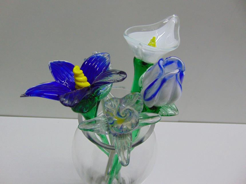 FLORES DE VIDRIO
