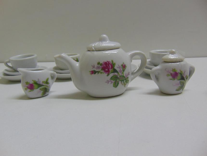 JUEGO DE CAFE MINI DECORATIVO