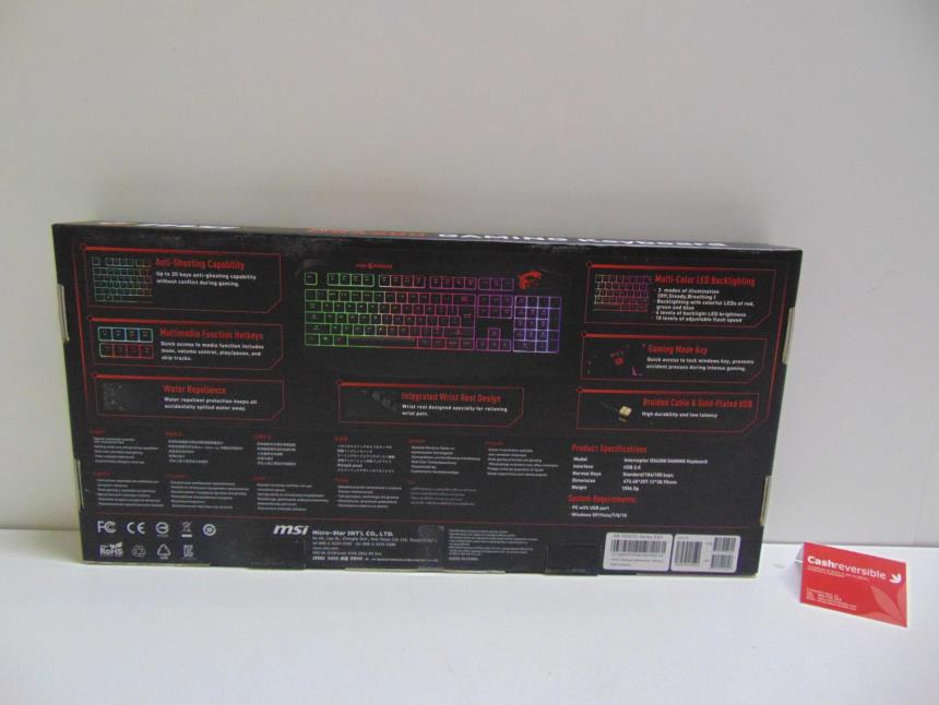 TECLADO GAMING RGB CON CAJA NUEVO