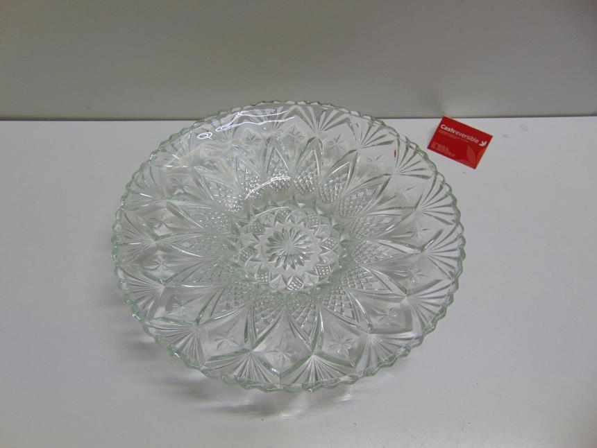 CENTRO DE MESA DE CRISTAL VINTAGE