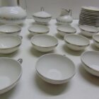JUEGO DE TE PORCELANA PINTADO A MANO