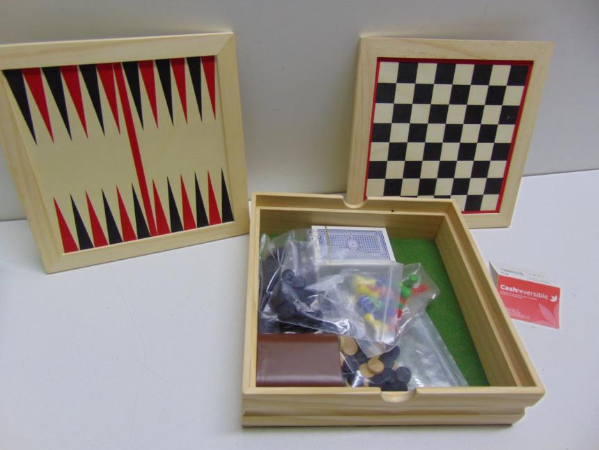 PACK DE JUEGOS DE MESA DE MADERA