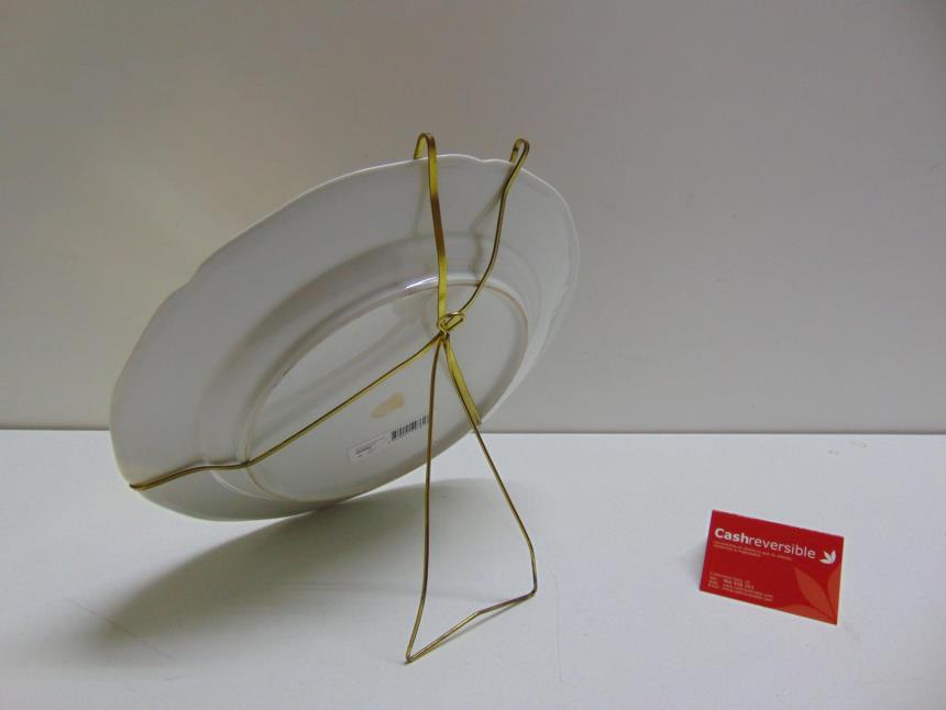 PLATO DECORATIVO CON SOPORTE VINTAGE