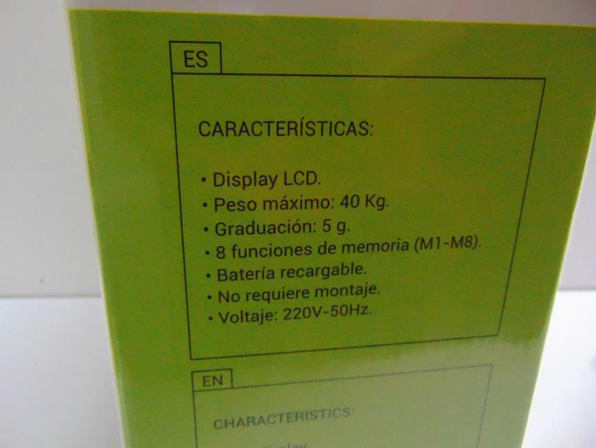 BASCULA ELECTRONICA A ESTRENAR