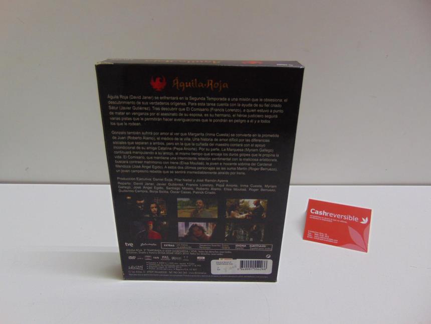 AGUILA ROJA 2ª TEMPORADA DVD