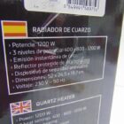 ESTUFA DE CUARZO 3 NIVELES