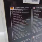 CALEFACTOR TERMOSTATO REGULABLE