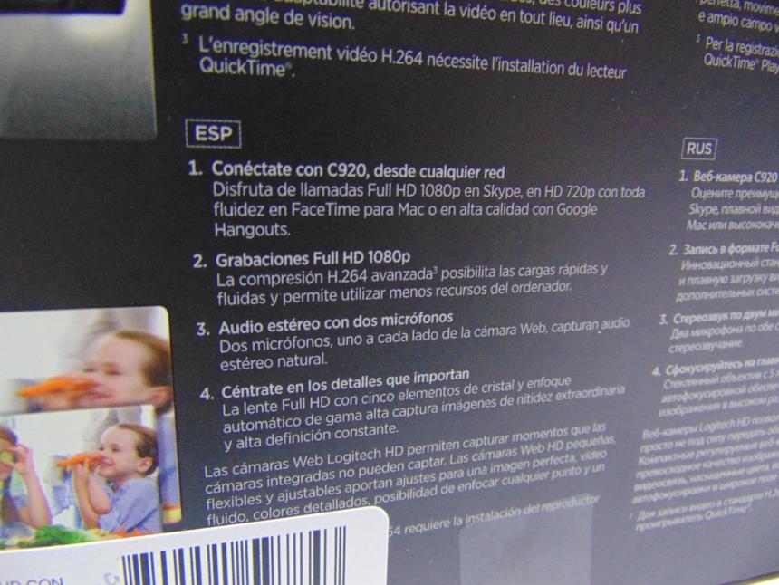 WEBCAM HD CON CAJA 1080