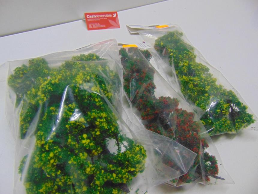 PACK DE ARBOLES PARA MAQUETA