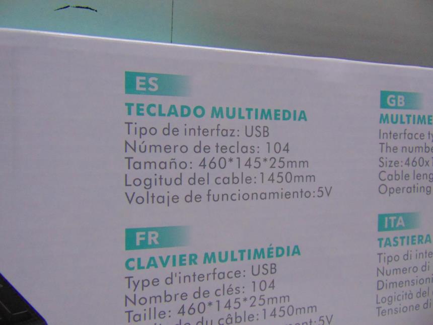 TECLADO MULTIMEDIA A ESTRENAR