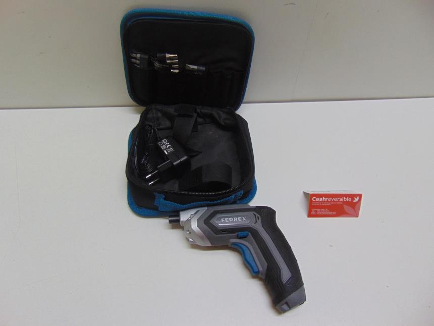 ATORNILLADOR A BATERIA CON FUNDA Y PUNTAS