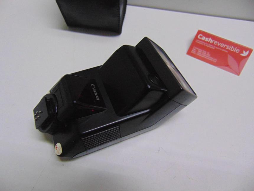 FLASH PARA CANON CON FUNDA