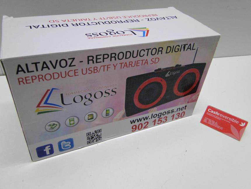 ALTAVOZ BLUETOOTH CON CAJA ** SEMINUEVO