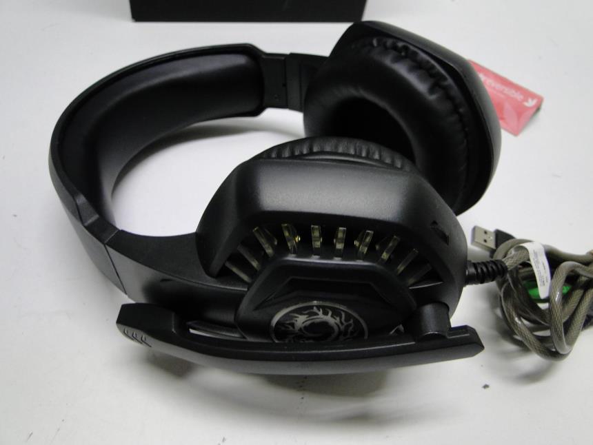 AURICULARES GAMING RGB CON CAJA