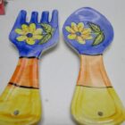 JUEGO DE CUBIERTOS CERAMICOS EDECORATIVOS