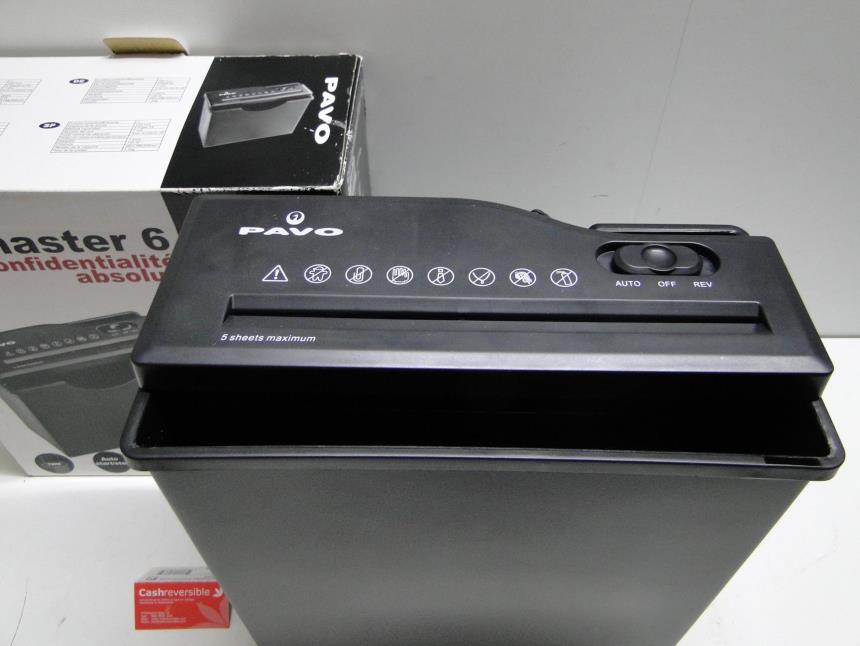 DESTRUCTOR DE DOCUMENTOS CON CAJA SEMINUEVO
