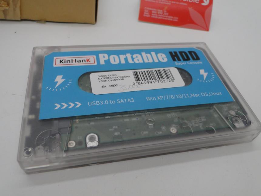DISCO DURO EXTERNO (BATOCERA ) CON CAJA