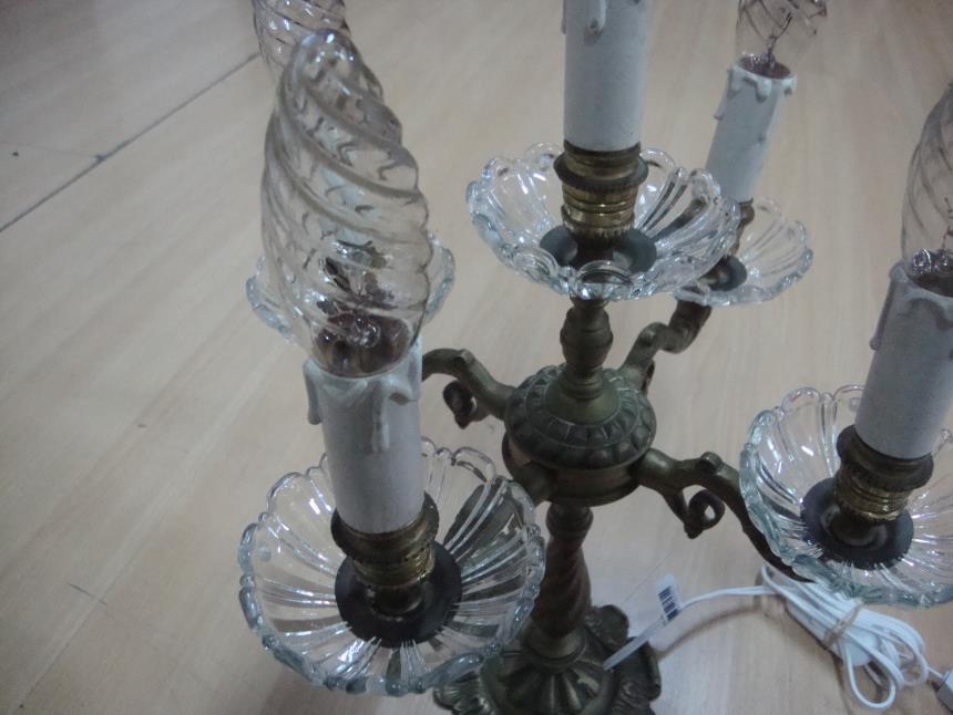 CANDELABRO DE BRONCE CLASICO
